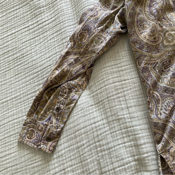 Vintage Paisley Button Up Shirt - Picture 5 of 8